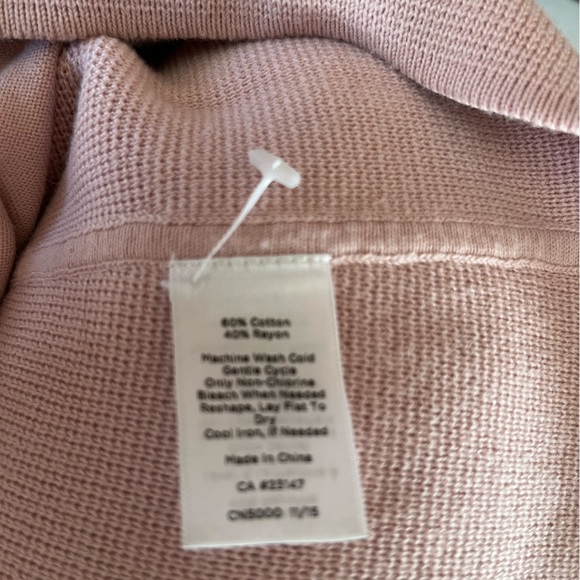 Talbots Sweaters Talbots Light Pink Sweater Jacket Poshmark
